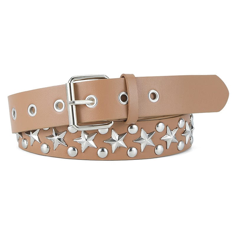 Kobine Women's Punk Star Studded Belts