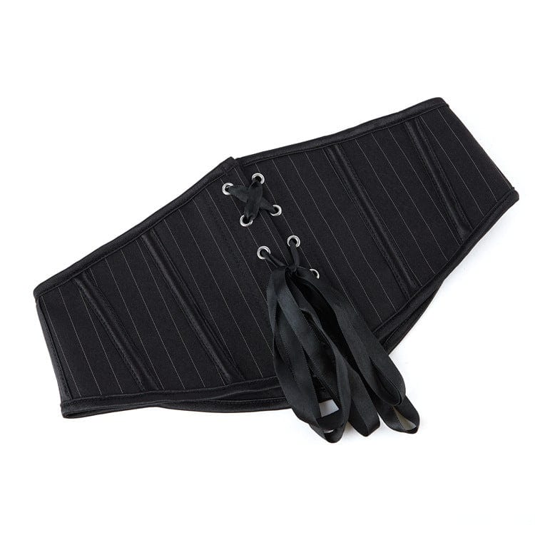 Kobine Naisten Punk Raidallinen Nauhoitettava Rinnanaluskorsetti