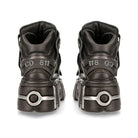 Kobine Women's Punk Velcro Platform Shoes