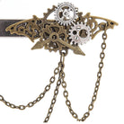 Kobine Women's Steampunk Gear Chain Hair Clip