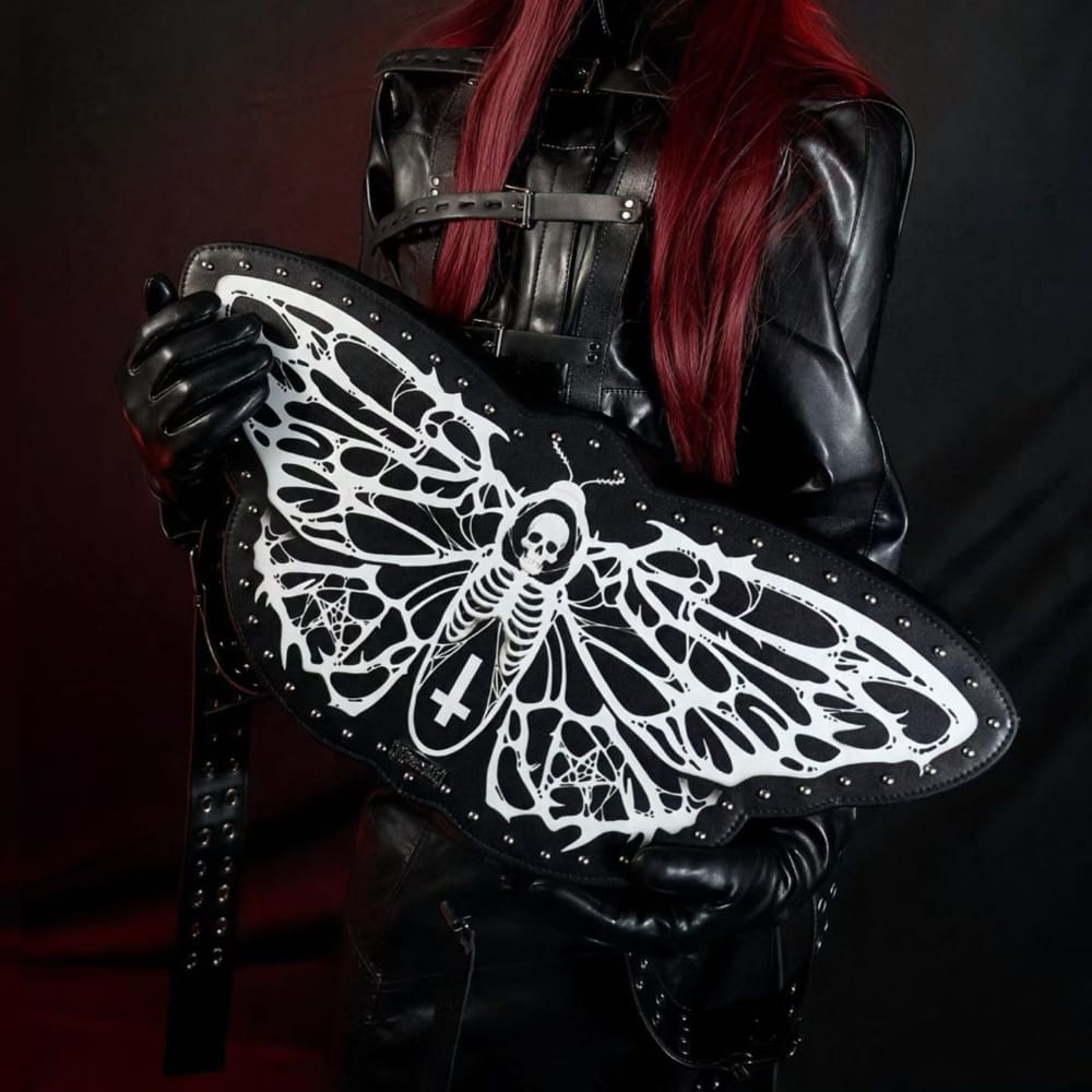 Nothing Here Women's Gothic Moth Wing Bag Moth Backpack
