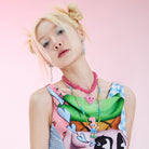 Pink Kawaii Women's Kawaii Rabbit Colourful Necklace