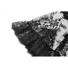 Punk Design Women's Gothic Bouble-breasted Floral Lace Cape