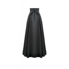 Punk Design Women's Gothic Embroidered Pleated Maxi Skirt