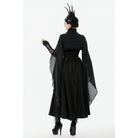 Punk Design Women's Gothic Embroidered Stand Collar Cape