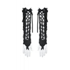Punk Design Women's Gothic Lace-up Long Gloves
