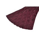 Punk Design Women's Gothic Rose Layered Lace Ruffle Asymmetric Slip Dress