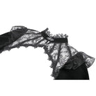 Punk Design Women's Gothic Stand Collar Flared Sleeved Cape