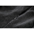 Punk Design Women's Gothic Stand Collar Ruffled Mesh Flared Sleeved Dress