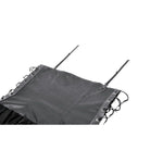 Punk Design Women's Punk Buckle Strap Lace-up Mesh Splice Slip Dress