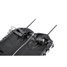 Punk Design Women's Punk Buckle Strap Lace-up Mesh Splice Slip Dress