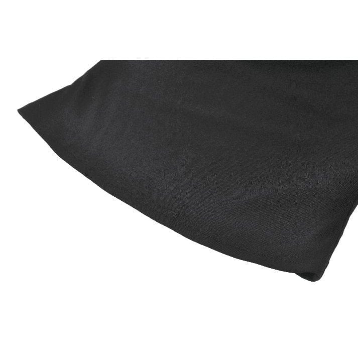 Punk Design Women's Punk Cut-out Buckle Strap Mesh Splice Top