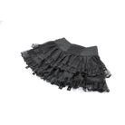Punk Design Women's Punk Eyelet Strap Wide-Waistband Skirt