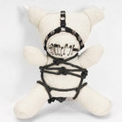 PUNK RAVE Gothic Black Bear Doll Keychain Home Decoration