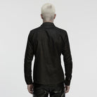PUNK RAVE Men's Cyberpunk Irregular Bat Collar Shirt