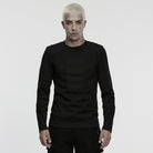 PUNK RAVE Men's Cyberpunk Minimalist Top