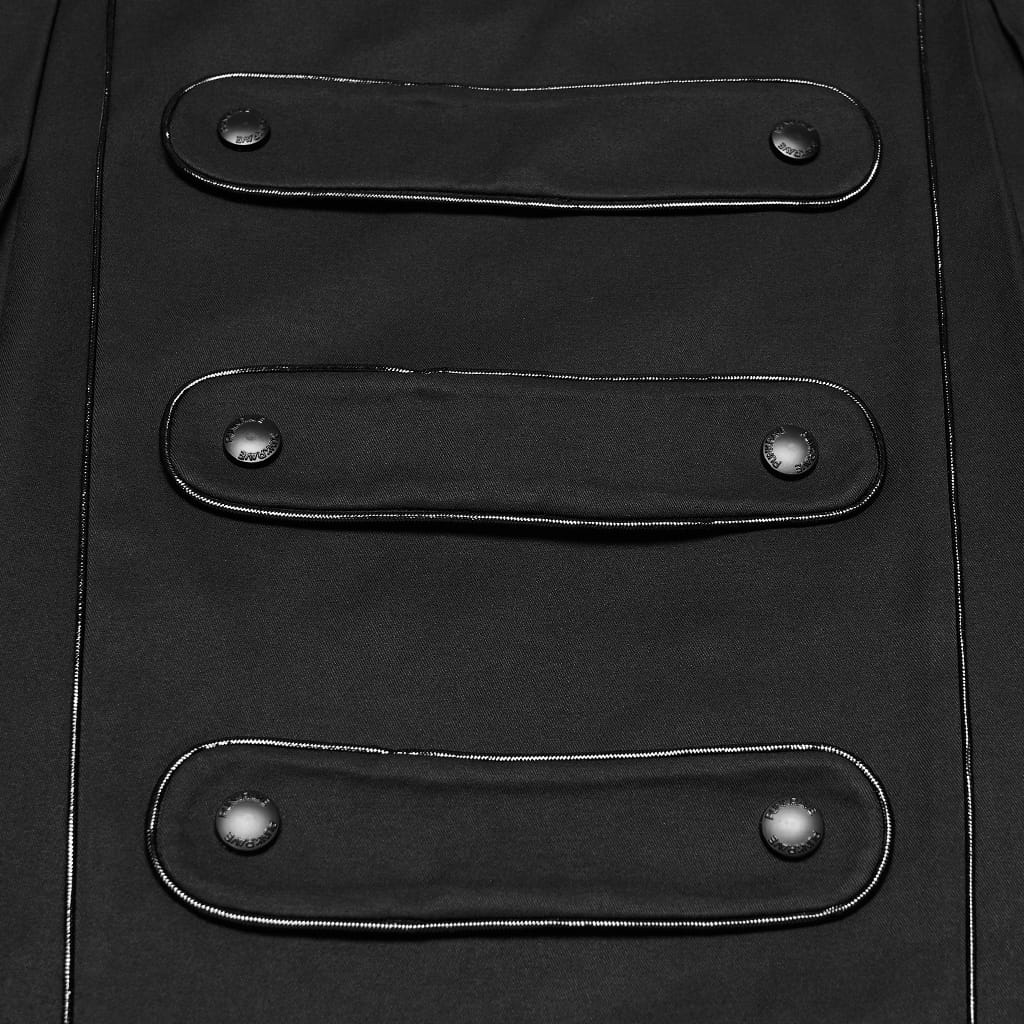 Gonna plissettata da uomo PUNK RAVE Cyberpunk con rivetti e grandi tasche