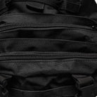 PUNK RAVE Men's Cyberpunk Skull Cross Ring Buckle Strap Tactical Backpack