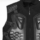 PUNK RAVE Men's Cyberpunk Stand Collar Armour Splice Vest