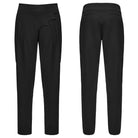 PUNK RAVE Men's Gothic Asymmetric Batwing Pleated Pants