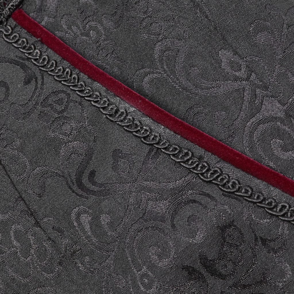 PUNK RAVE Men's Gothic Blood Jacquard Suit Pants