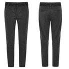 PUNK RAVE Men's Gothic Blood Jacquard Suit Pants