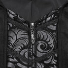 PUNK RAVE Men's Gothic Buckle-up Eyelets Jacket