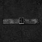 PUNK RAVE Men's Gothic Buckle-up Loops Waistcoat