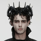 PUNK RAVE Men's Gothic Coiling Dragon Crown