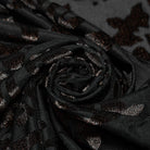 PUNK RAVE Men's Gothic Dark Gold Printed Flare Sleeved Shirt