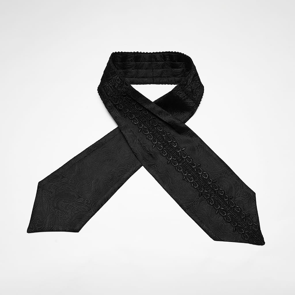 PUNK RAVE Men's Gothic Decal Tie