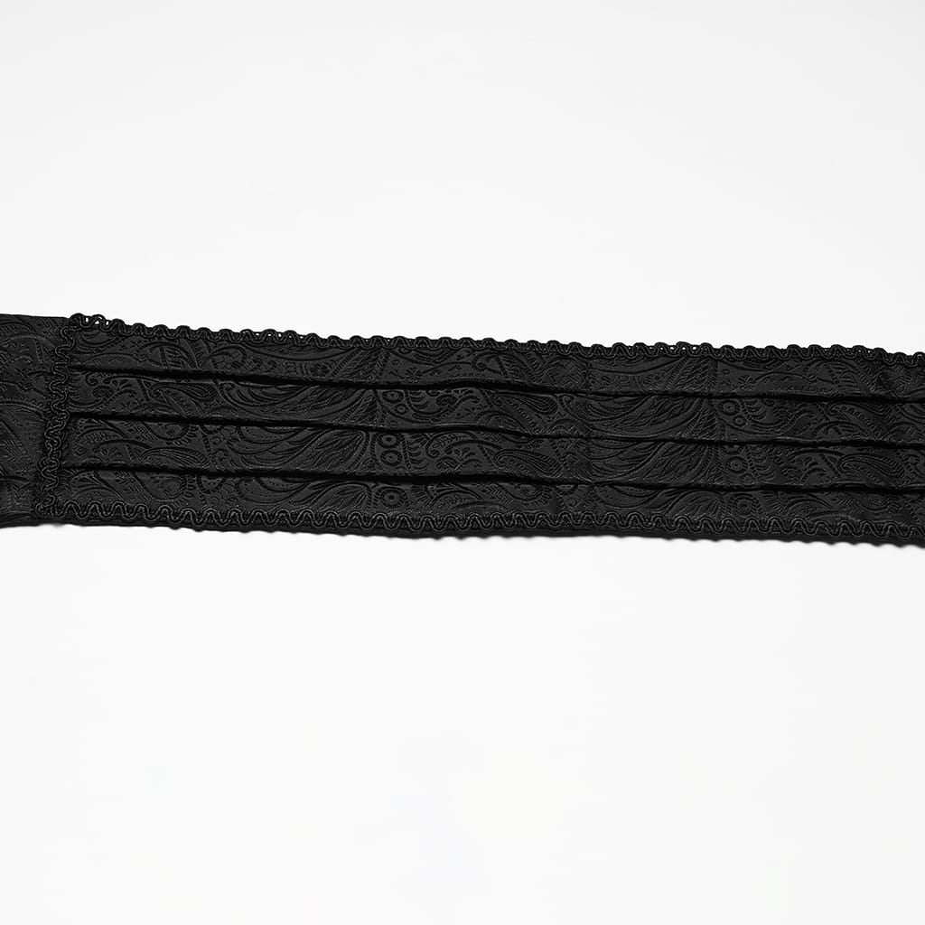 PUNK RAVE Men's Gothic Decal Tie