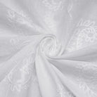 PUNK RAVE Men's Gothic Embroidered Plunging Loose Shirt White