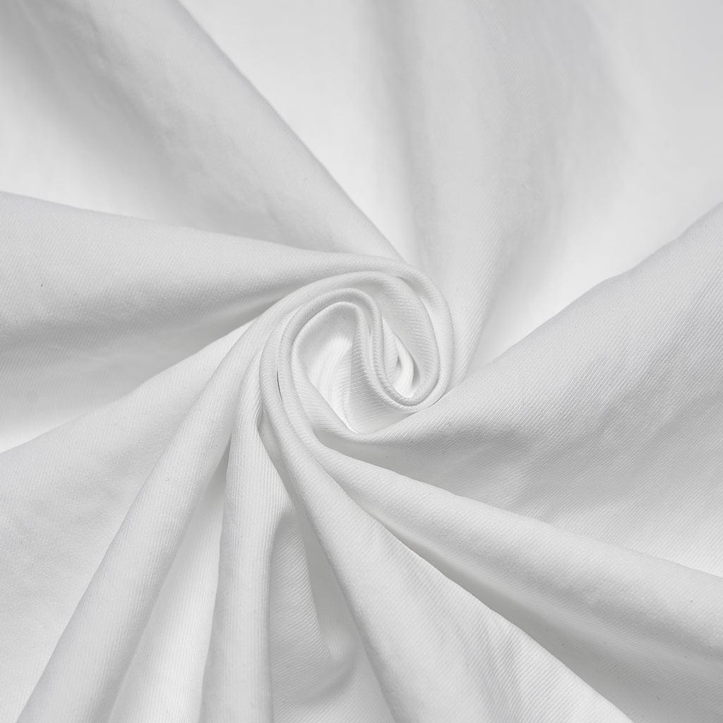 PUNK RAVE Men's Gothic Floral Embroidered Pleated Ruffled Stand Collar Shirt White