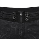 PUNK RAVE Herren Gothic Jacquardhose mit Blumenmuster