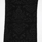 PUNK RAVE Men's Gothic Floral Jacquard Pants Black