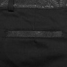 PUNK RAVE Herren Gothic Anzughose mit Frontreißverschluss