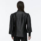 PUNK RAVE Men's Gothic Lace Bubble Sleeved Shirt