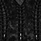 PUNK RAVE Men's Gothic Lace-up Buckle-up Strap Vest