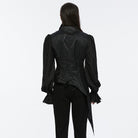 PUNK RAVE Men's Gothic Lace-up Zip Chain Waistcoat