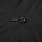 PUNK RAVE Men's Gothic Lapel Collar Frog Jacquard Coat