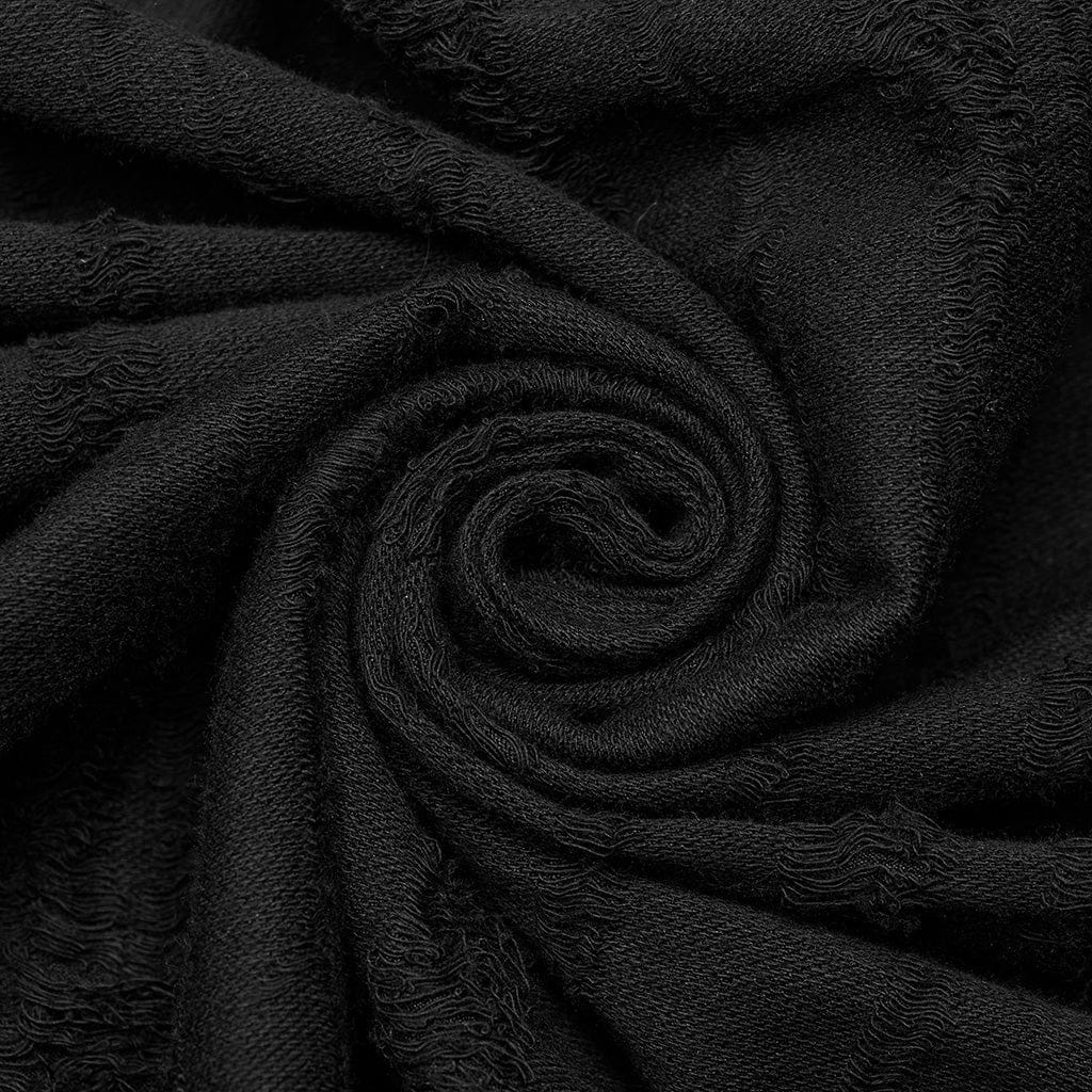 PUNK RAVE Herren Gothic Mesh Splice Unregelmäßiger langer Rock