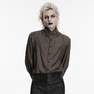 PUNK RAVE Men's Gothic Pleated Girdle