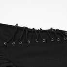 PUNK RAVE Men's Gothic Ripped Hooded Top