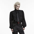 PUNK RAVE Men's Gothic Rose Chained Tie