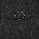 PUNK RAVE Men's Gothic Single-breasted Jacquard Stand Collar Jacket