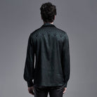 Camisas de tiras góticas de piel de serpiente para hombre PUNK RAVE