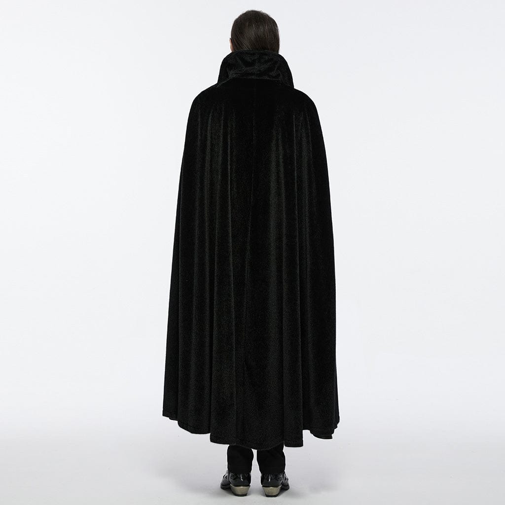 PUNK RAVE Men's Gothic Strap Bat Cloak