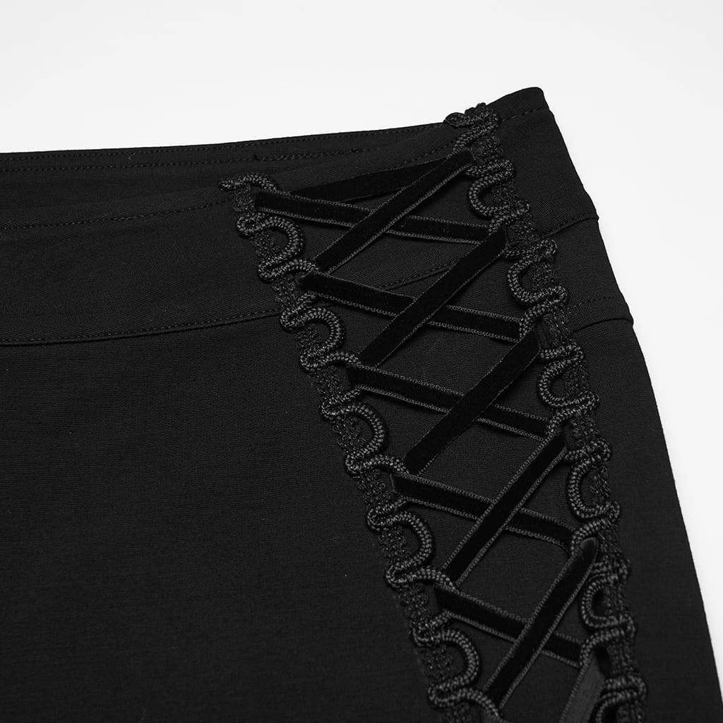 Pantaloni minimalisti gotici da uomo PUNK RAVE