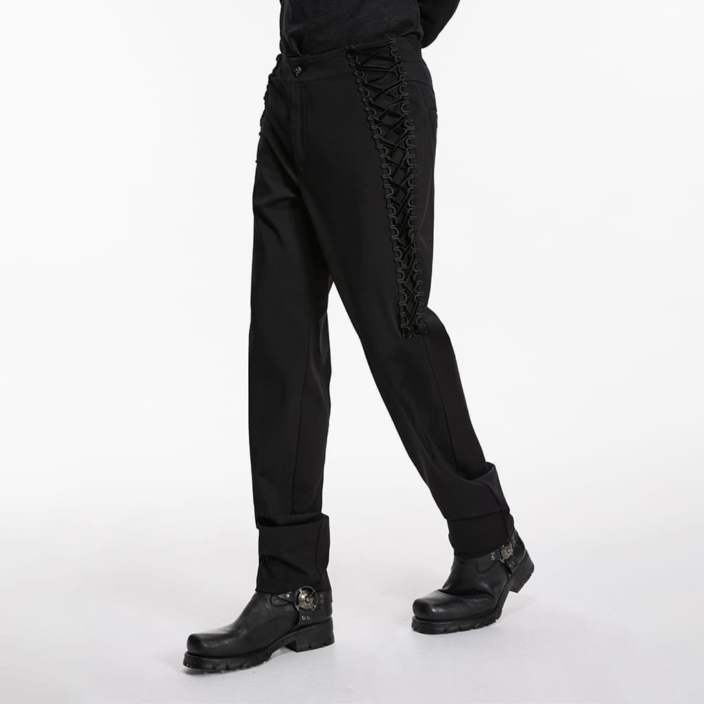 Pantaloni minimalisti gotici da uomo PUNK RAVE